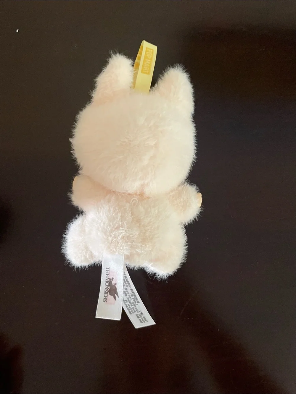 Plush Small Pet Toy - Cream Faux Fur Companion